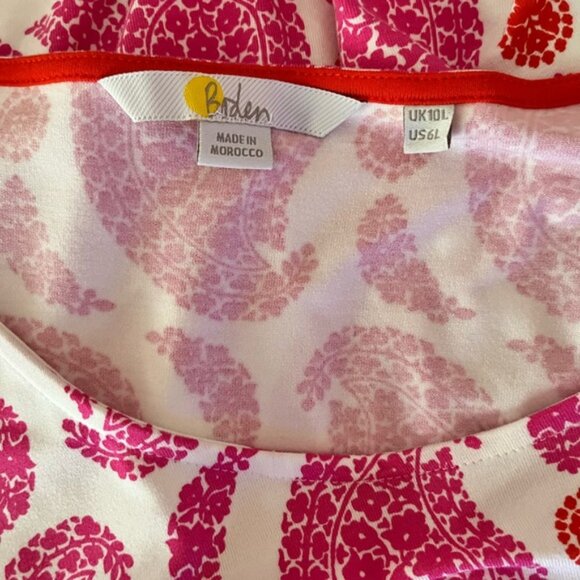 Boden Miriam Paisley Bell Sleeve Dress - Picture 3 of 7